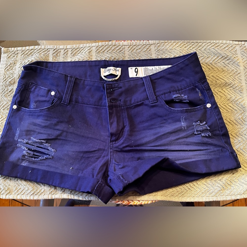 Juniors Indigo Rein Blue Shorts